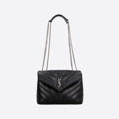 생 로랑 루루 스몰 퀼티드 레더 블랙 494699DV7261000