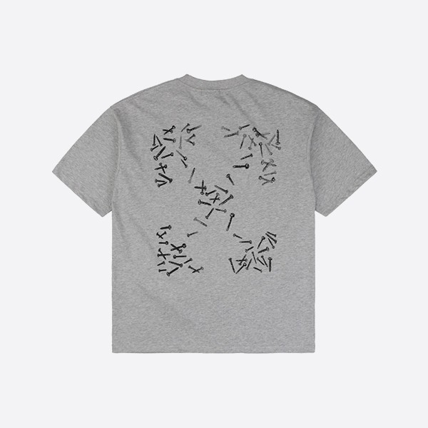 레플 오프 화이트 스케이트 그레이 애로우 S/S 티셔츠 레플리카
