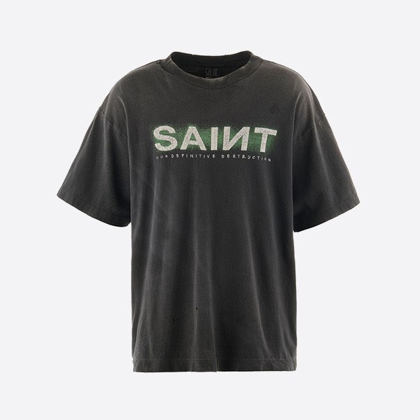 레플 세인트 마이클 SM001 세인트 S/S 티셔츠 블랙 레플리카