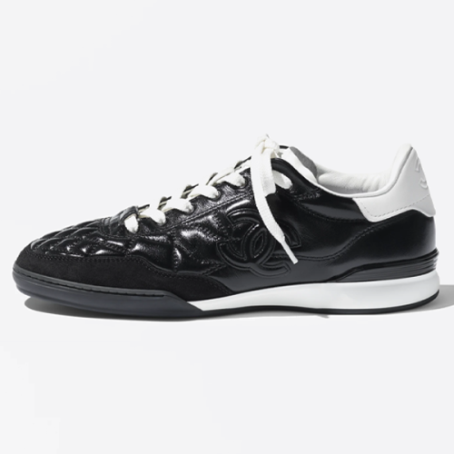 샤넬 가죽 라운드 토 로우탑 캐주얼 슈즈 G45839B17446NZB02