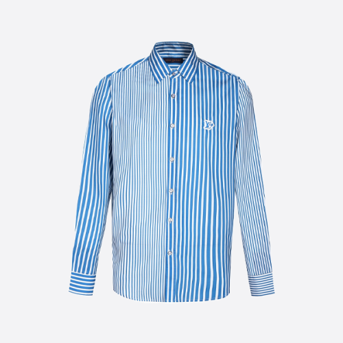 루이비통 패치워크 스트라이프 긴팔 셔츠