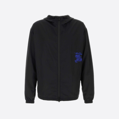 버버리 워호스 자수 얇은 후드 윈드브레이커 재킷