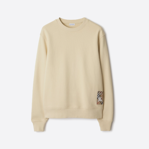 버버리 패치 워호스 테리 스웨트셔츠