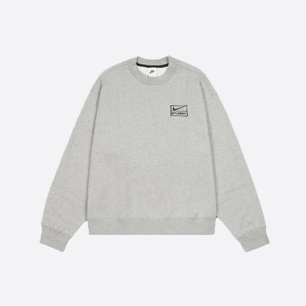 나이키 공동 브랜드 스퀘어 자수 플러스 벨벳 라운드넥 스웨트셔츠