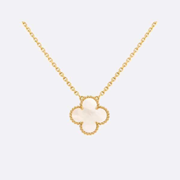 반 크리프 & 아펠 마더 오브 펄 솔리테어 목걸이