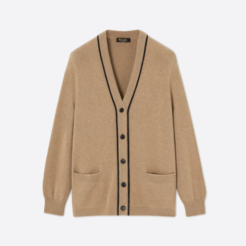 로로 피아나 캐시미어 V넥 카디건