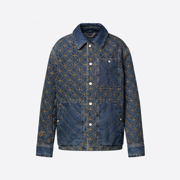 Louis Vuitton ring quilted jacket