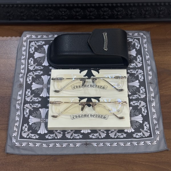 크롬하츠 프레임리스 골드 와이어 안경 SOFFFFFFFFERS II 117016