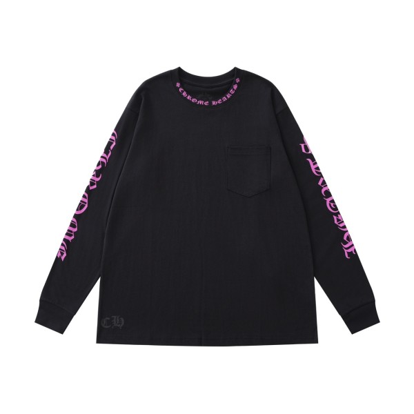 크롬하츠 산스크리트 프린트 롱슬리브