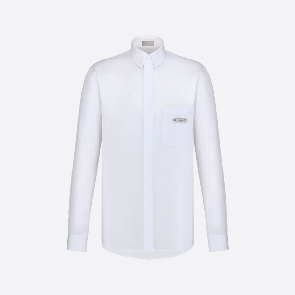 디올 라벨 포켓 셔츠
