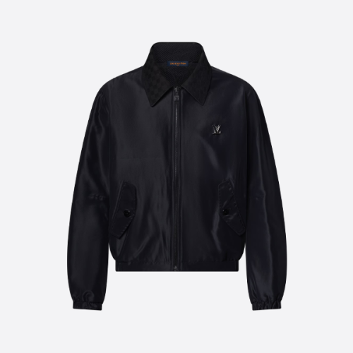 루이비통 자카드 양면 지퍼업 재킷