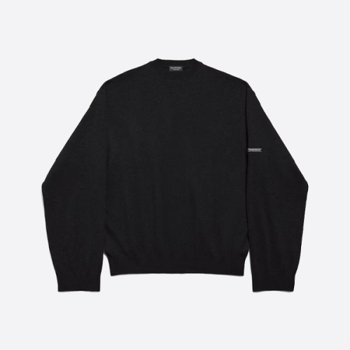 발렌시아가 암밴드 캐시미어 스웨터