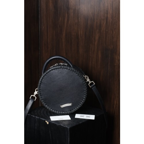 크롬하츠 크로스 플라워 라운드 케이크 숄더백