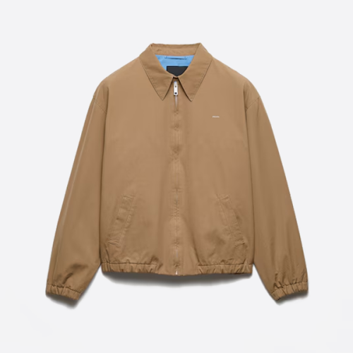 프라다 베이지/라이트 블루 재킷