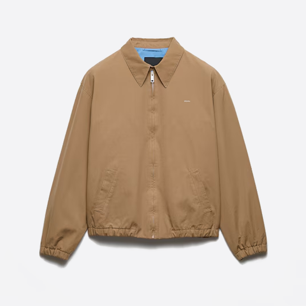 프라다 베이지/라이트 블루 재킷