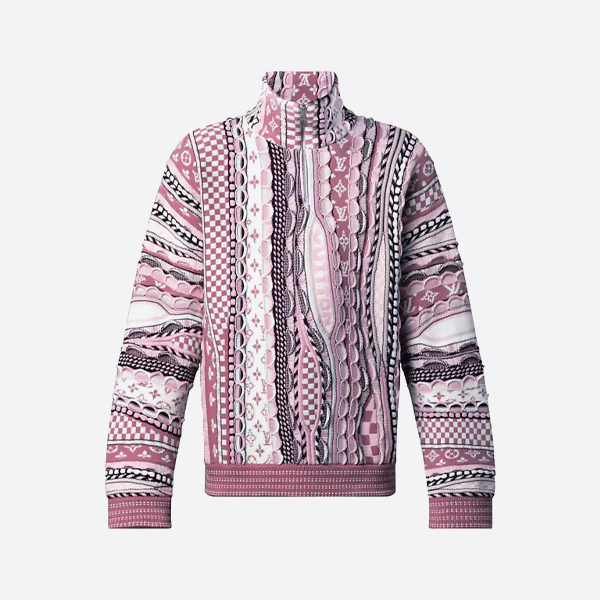 루이비통×니고 조인트 케이블 스웨터