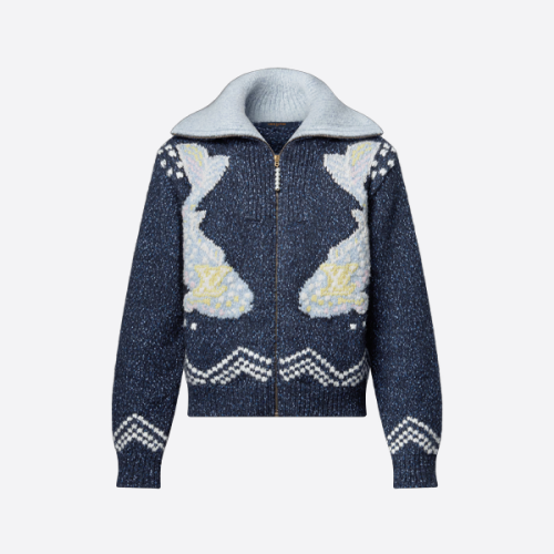 루이비통 카프 울 카디건 재킷