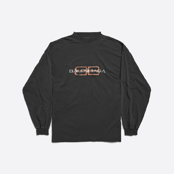 발렌시아가 빈티지 디스트레스드 티셔츠