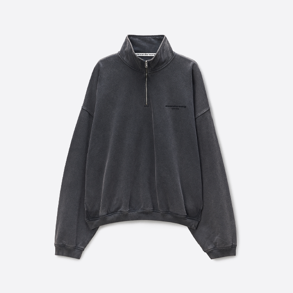 알렉산더 원의 퇴색 워시 가공 스웨트셔츠