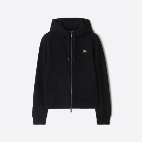 버버리 후드 프린트 재킷