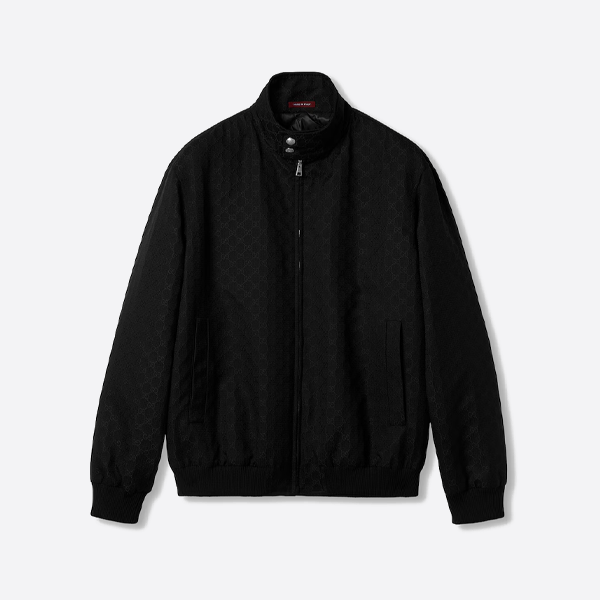 구찌 파인 자카드 코튼 재킷