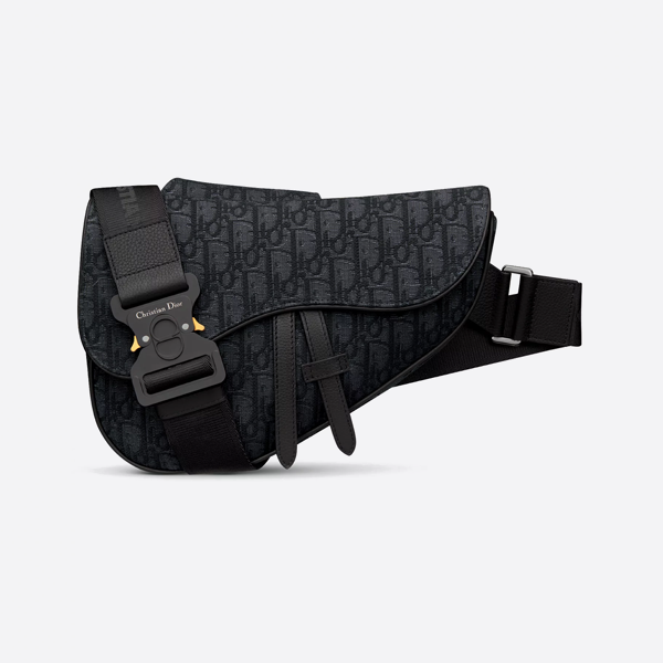 디올 캔버스 새들백 남성용 체스트백 크로스바디백 1ADPO093YKY_H00N