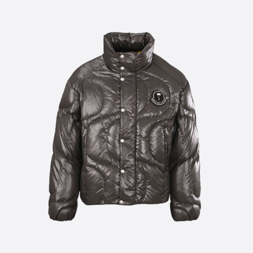 몽클레르 X 팜 엔젤스 조인트 다운 재킷 브라운