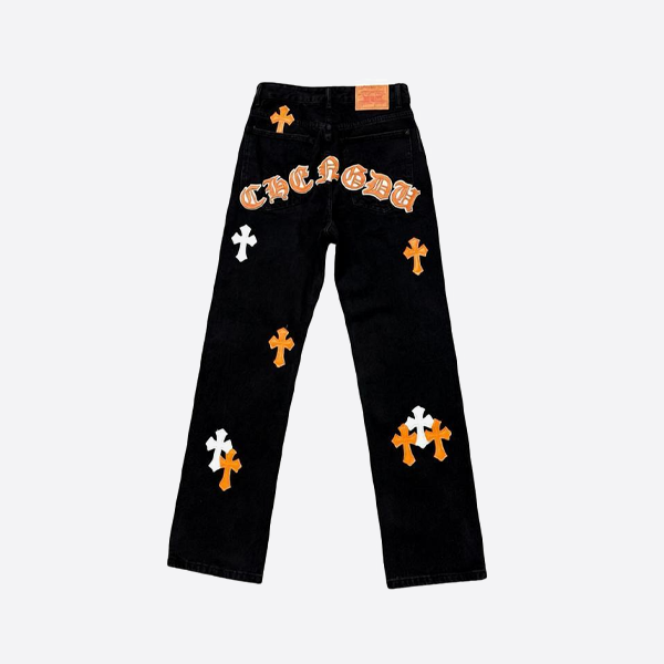 크롬 하츠 청바지, 오렌지와 흰색 배색