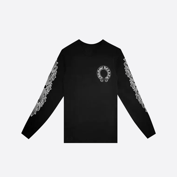 크롬하츠 블랙 긴팔 셔츠