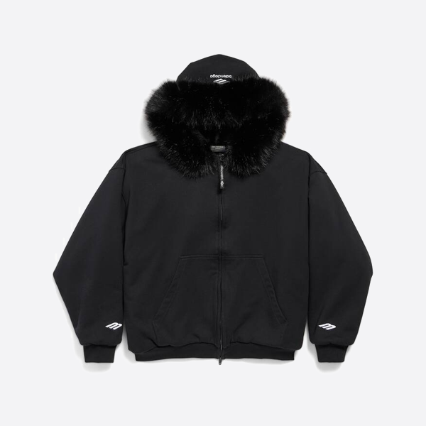 발렌시아가 스키 밍크 코트