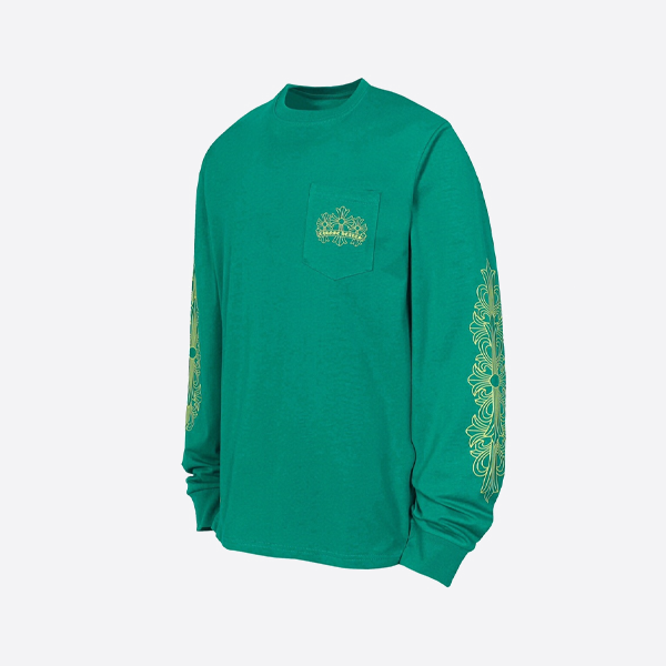 크롬하츠 팬텀 크로스 긴팔 티셔츠