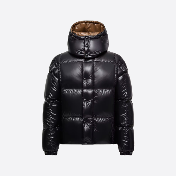 몽클레어 후드 다운 재킷, 블랙