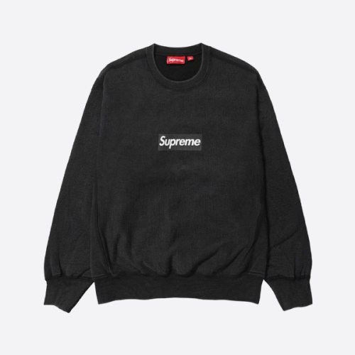 슈프림 크랙 박스 프린트 워싱 크루넥 스웨트셔츠