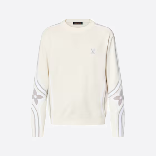 루이비통 스키 컬렉션 네잎클로버 플로럴 니트 스웨터