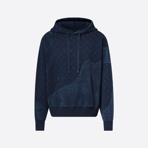 루이비통 벨벳 모노그램 후드티