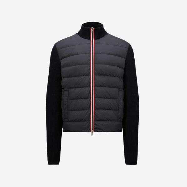 몽클레어 다운 재킷, 웨빙 플래킷, 블랙