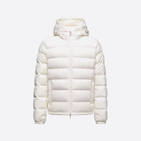 몽클레어 후드 벨크로 다운 재킷