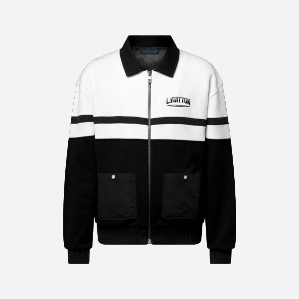 루이비통 모노그램 자수 컬러 블록 재킷