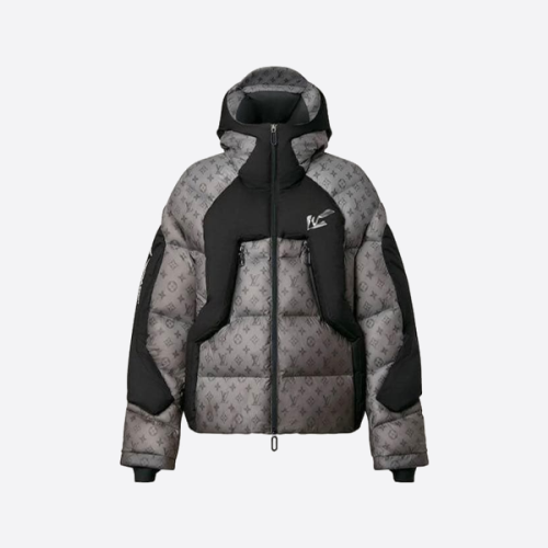 루이비통 모노그램 온도 감응형 후드 다운 재킷