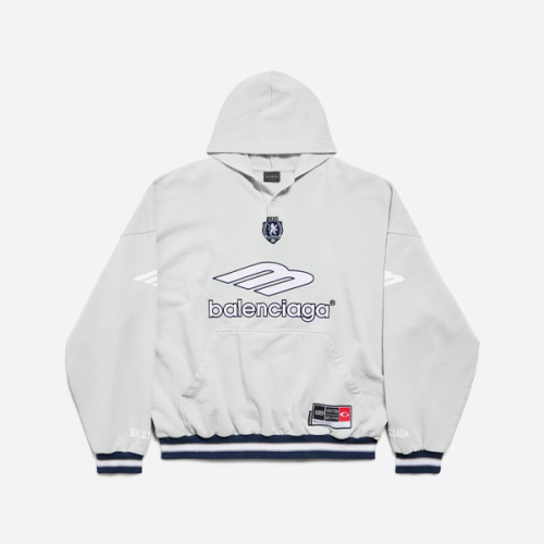 발렌시아가 3B 풋볼 시리즈 후드티, 그레이