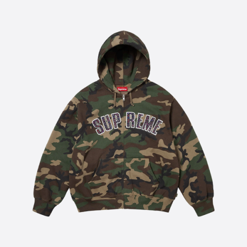 슈프림 큐빅 장식 카무플라주 스웨트셔츠
