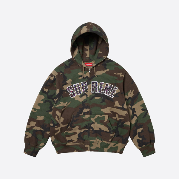 슈프림 큐빅 장식 카무플라주 스웨트셔츠