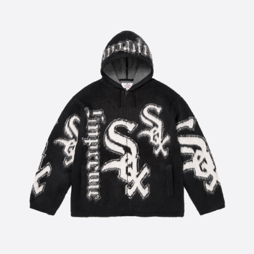 슈프림 지퍼업 플리스 스웨터 (블랙)