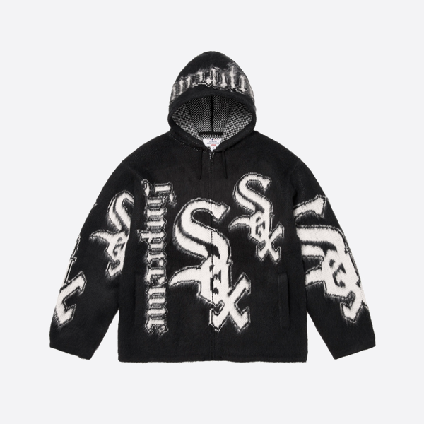 슈프림 지퍼업 플리스 스웨터 (블랙)