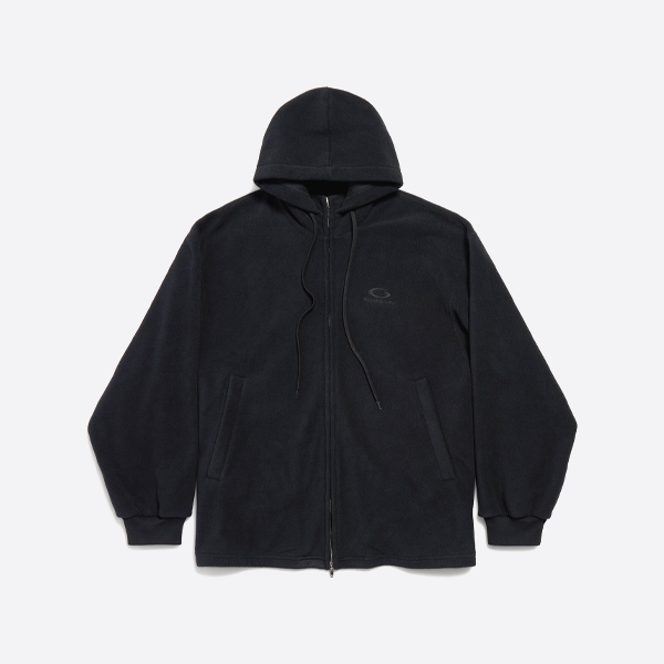 발렌시아가 원형 플리스 재킷