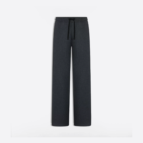 디올 라운드 자수 하프집업 수트 팬츠