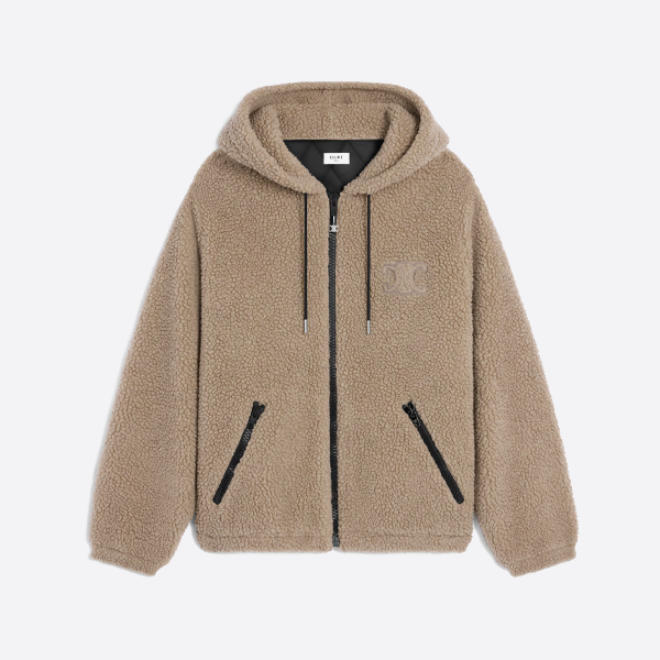 Celine Arc de Triomphe 스웨이드 코튼 코트