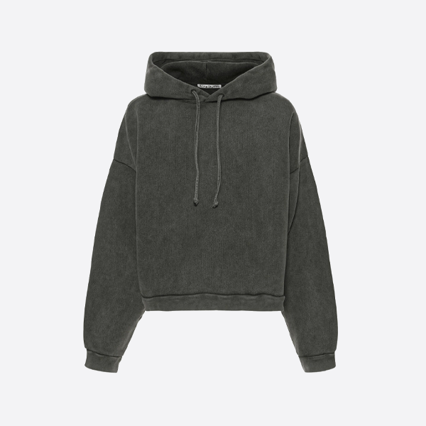 아크네 스튜디오 워싱 디스트레스드 후드티 (뒷면에 작은 실리콘 패드 부착)