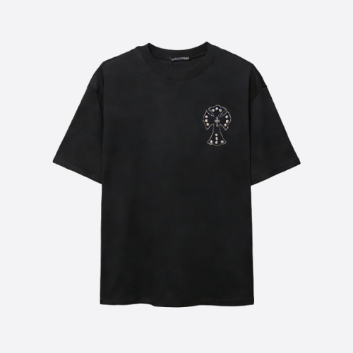 크롬하츠 반팔 블랙 셔츠