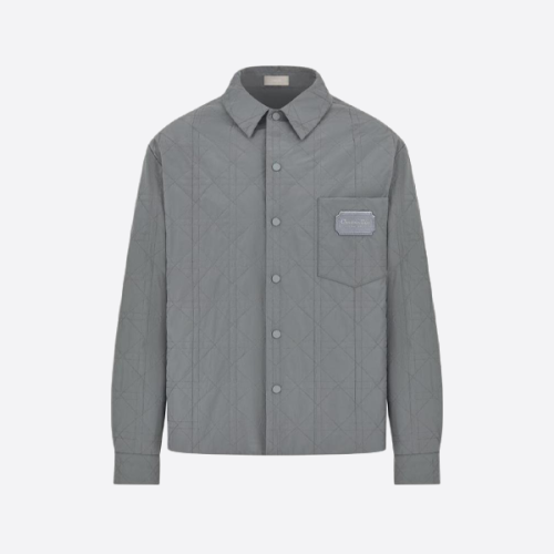 디올의 새로운 다이아몬드 패턴 셔츠 재킷